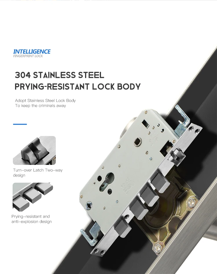 KPIOCCOK биометрический дверной замок с отпечатком пальца интеллектуальный электронный замок проверка отпечатков пальцев с паролем и RFID разблокировка