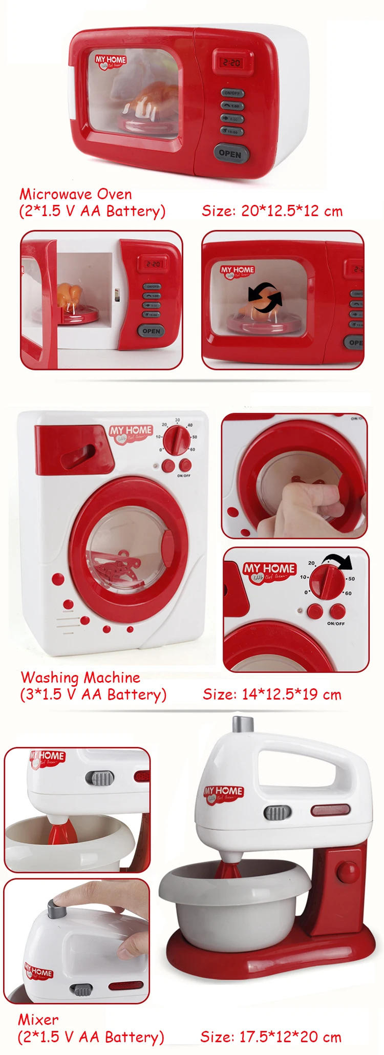 Household Appliances Pretend Play Kitchen Toys – Csnoobs Online Store