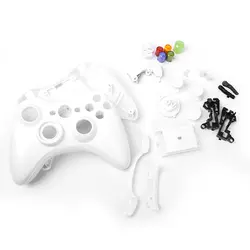 Полный корпус Корпус Комплект запасных частей для Xbox 360 беспроводной контроллер-белый