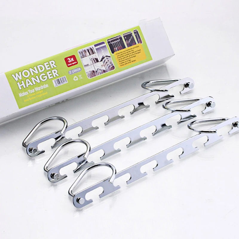 

Multifunction Clothes Hanger Storage Holder Multifunctional Clothes Hanger Easy Hook White Organizer Wardrobe Space Saver Rack