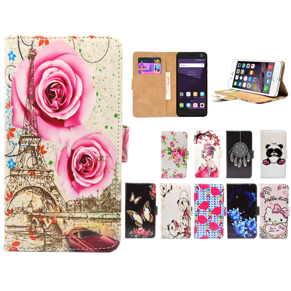 

LIHAIJUN 3C Higt quality Cartoon Flip pu leather Phone Cases Cover For ZTE Blade V8 V8 Lite V8 Mini V8 Pro V8C