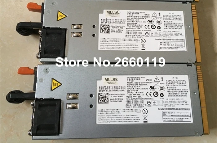 Server power supply for D1200E-S0 D1200E-S1 0KJYY0 KJYY0 04V04J 4V04J RN0HH 0RN0HH , fully tested цена Server power supply for D1200E-S0 D1200E-S1 0KJYY0 KJYY0 04V04J 4V04J RN0HH 0RN0HH , fully tested цены онлайн