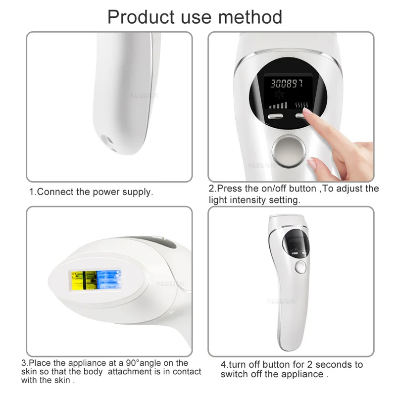  2019 Hair Remover Laser Depilator Permanent LCD Display Machine Painless Epilator Face Body Beauty 