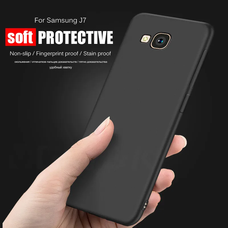 

VGCJOK Ultra Slim Matte Soft Silicone Cover Case for Samsung Galaxy A3 A5 A7 2016 J3 J5 J7 2015 2016 2017 TPU Phone Case Bag