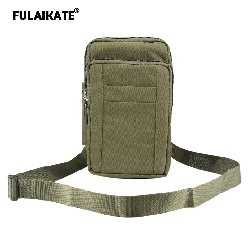 FULAIKATE 7" Nylon Universal Shoulder Bag for Samsung Galaxy Note 8 Climbing Waist Pouch for S8 Plus Pocket for Xiaomi MI Max 2 cute samsung cases