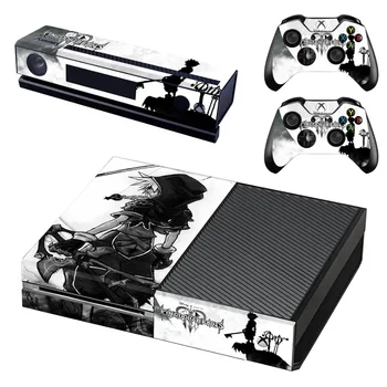 

Kingdom Hearts III Vinyl Skin Decals Cover for Xbox One Console With Two Wireless Controller Decals