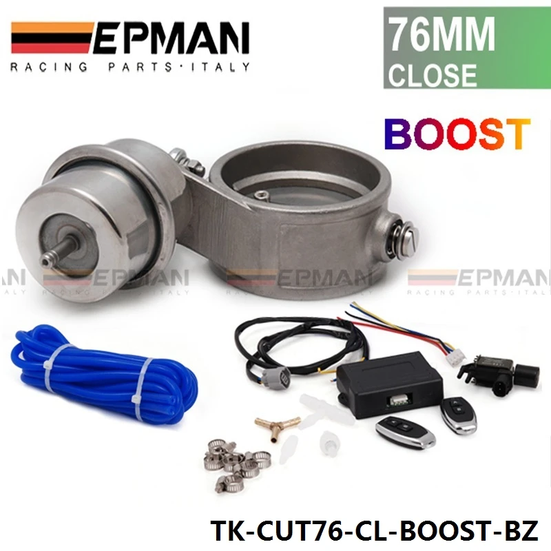 Prix pour D'échappement Valve Control Set Avec Boost Actionneur Découpe 3 "76mm Tuyau FERMÉ avec Sans Fil À Distance Contrôleur Ensemble TK-CUT76-CL-BOOST-BZ Prix pour D'échappement Valve Control Set Avec Boost Actionneur Découpe 3 "76mm Tuyau FERMÉ avec Sans Fil À Distance Contrôleur Ensemble TK-CUT76-CL-BOOST-BZ