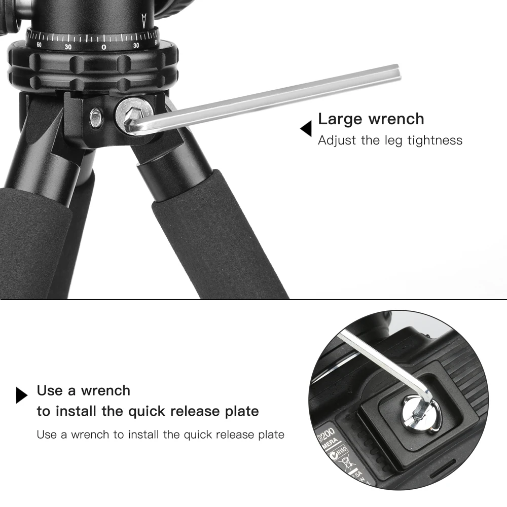 Online SHOOT Mini trípode soporte de montaje para Canon 1300D Nikon D3400 D5300 Sony X3000 A6000 DSLR Cámara videocámara accesorios de trípode