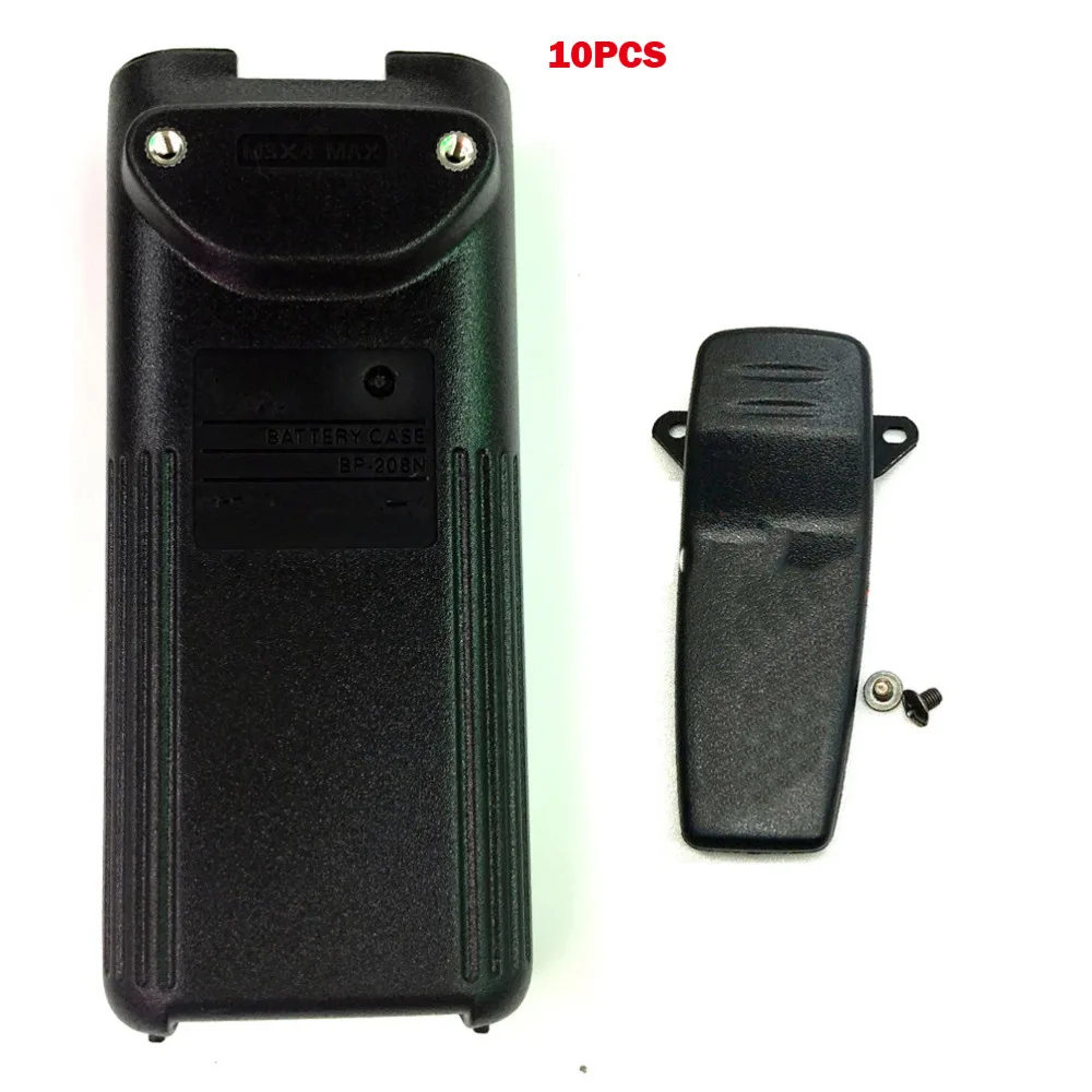 10X Battery Case BP 208N Pack for for CB Ham Radio for IC A6 IC