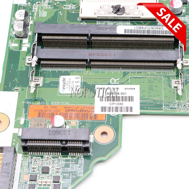 NOKOTION материнская плата для ноутбука hp CQ58 650 DDR3 687702-001 материнская плата 687702-501 688018-001 688018-501