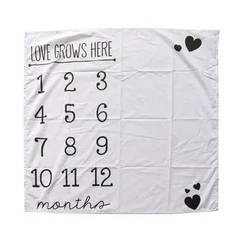 

Baby Photography Props Background Blanket Rug Baby Blankets Photo Props Photography Fabrics Accessories Growth Number Photograph