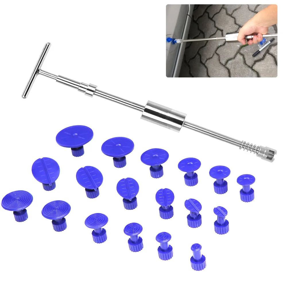 Online WHDZ herramientas para DIY Slider martillo de abolladura sin herramientas de la reparación dent ELIMINACIÓN DE kit de cuerpo república democrática dent reparación de herramientas + 5 piezas de pegamento regalo