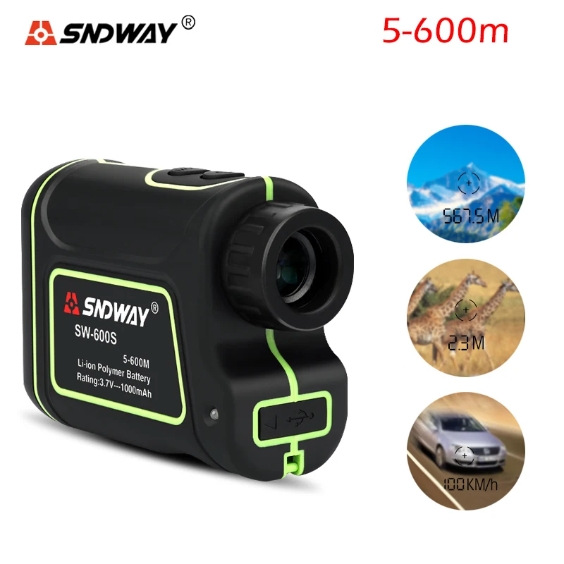 

Original SNDWAY SW 600S Laser Rangefinder Speed Measure Finder Monocular Laser roulette Distance Meter Scan Mode IP54 Level