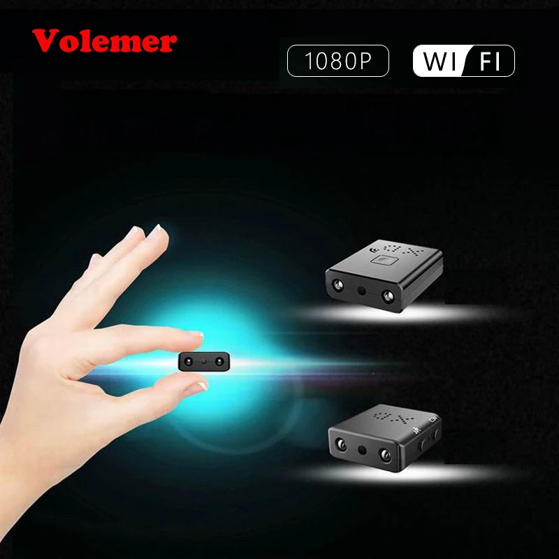 

Volemer IR-CUT WIFI Small Camera Wireless Micro Camcorder Motion Detection Night Vision HD 1080P Wide Angle Car DVR Digital Cam