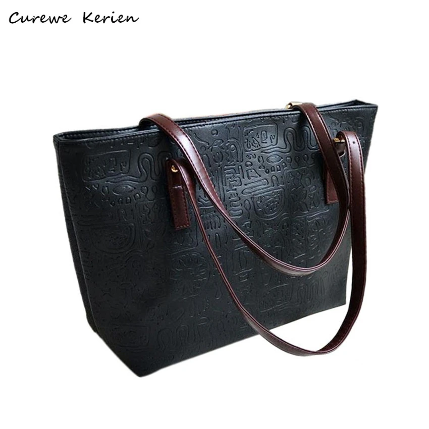 

New Simple Winter Larger Capacity Leather Women Bag Messenger Nov25