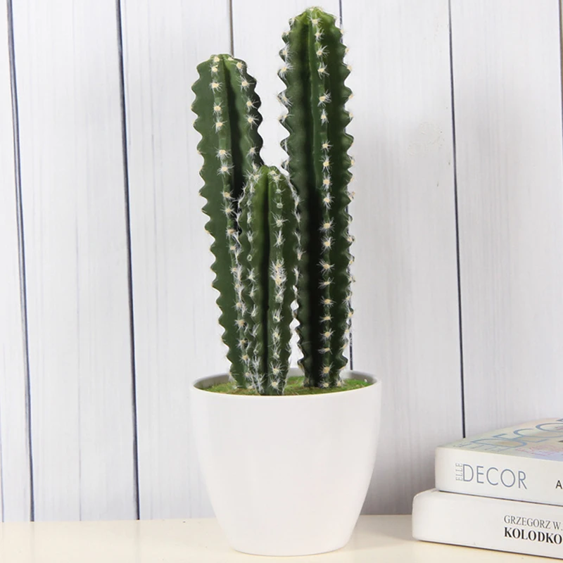 

Artificial Succulents Ball Cactus Prickly Pears Artificial Plants Plastic Craft Floristry for Decoration