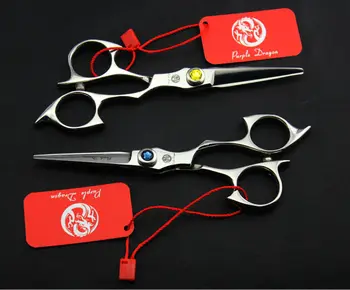 

1 Piece 5.0 Inch Purple Dragon Hair Cutting Scissor Professional Barber Scissor Free Shipping