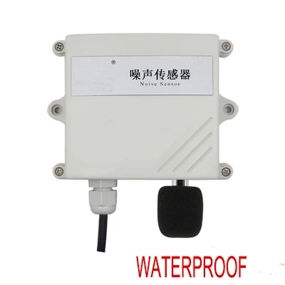 

Free shipping 1pc High precision on line monitoring noise sensor transmitter Rs485 modbus RTU waterproof Noise sound sensor