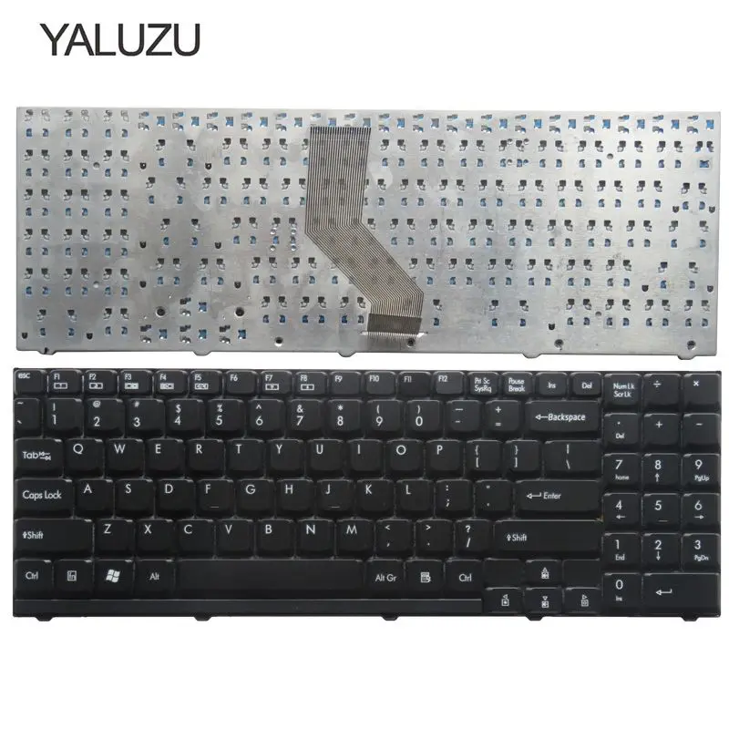 YALUZU США клавиатура для ноутбука MEDION P661X P6612 P7614 MD96640 E6212 LG E7212 английская черная |