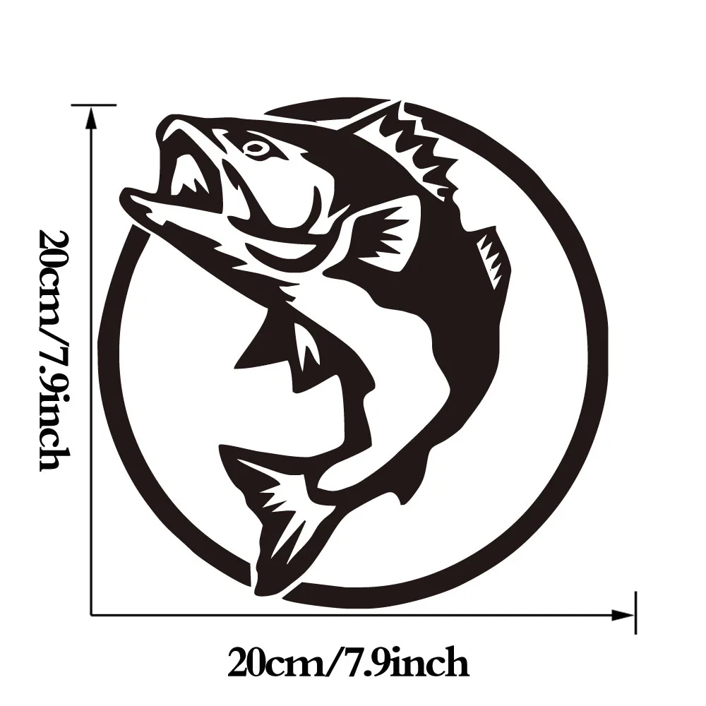 DCTOP Fishing Hunting Wall Stickers Home Decor Computer Sticker Fish Removable Vinyl Art Wall Murals Waterproof