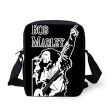 Новые мини-сумки через плечо с изображением Боба Марли, музыкальная звезда, регги, персонаж, сумки-мессенджеры, повседневные мужские сумки, Детская сумка на плечо