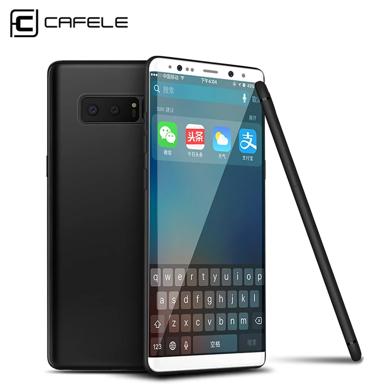 

CAFELE Phone Case for samsung galaxy note 8 9 Cases Candy Color Silicone TPU Ultra Thin Fashion Luxury Cover For samsung note 8