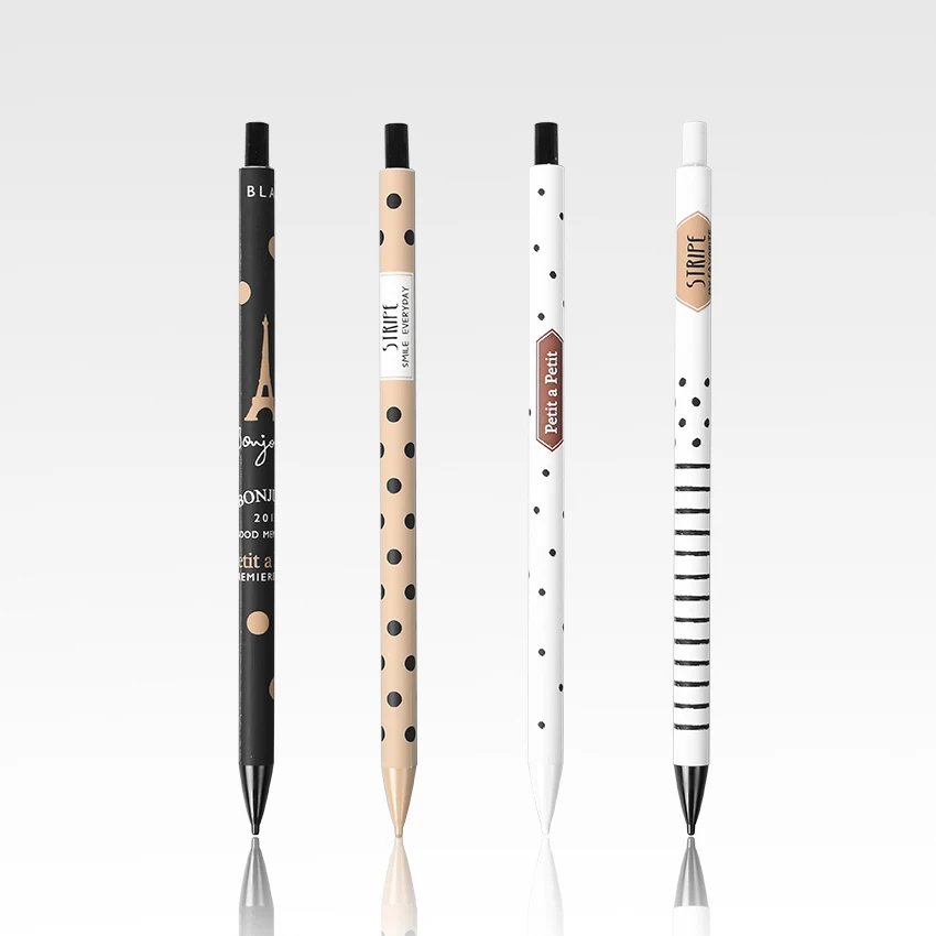 Lapiz Mecanico De Plastico De 0 5mm Boligrafo Automatico Sencillo Para Material Escolar Mechanical Pencil Plastic Mechanical Pencilmechanical Pencil Pen Aliexpress