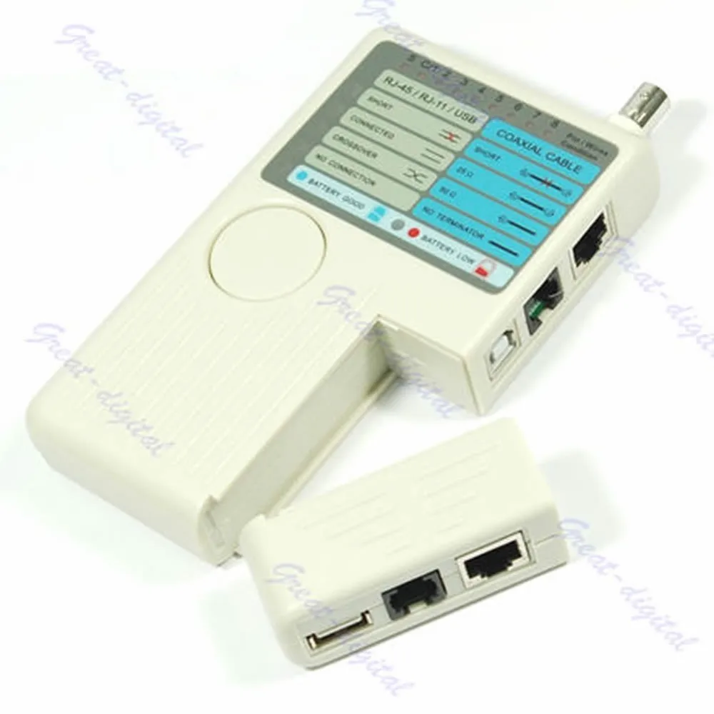 

Diagnostic-tool New Remote RJ11 RJ45 USB BNC LAN Network Phone Cable Tester