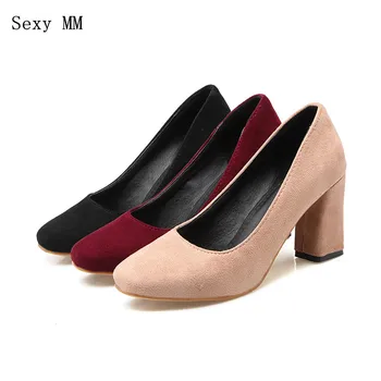 

High Heels Women Pumps High Heel Shoes Stiletto Woman Party Wedding Shoes Kitten Heels Plus Size 33 - 40 41 42 43