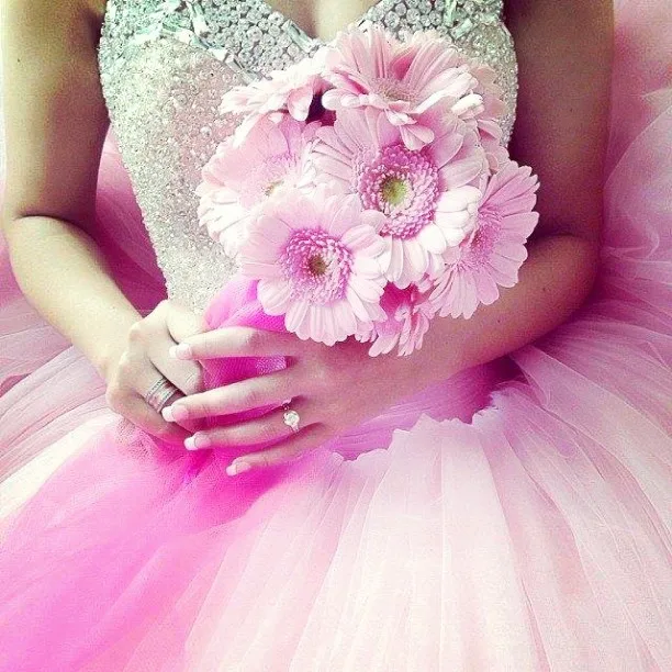 Женское свадебное платье It's yiiya розовое в романтическом стиле на лето 2021|pink wedding
