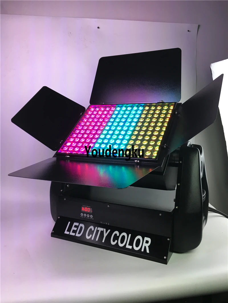 6 PCS hotel Rainproof ground led wash light 180x9w RGB ...