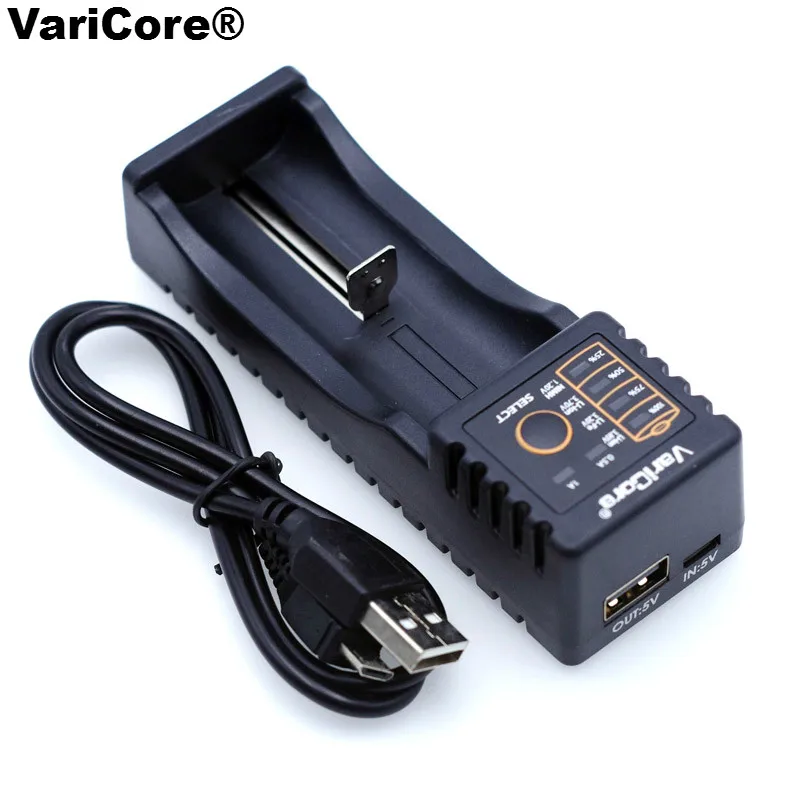 Зарядное устройство VariCore V10 AA AAA SC/S 18650 26650 18350 16340,14500, 10440 26500 литий-железо 3,2 V 1,2 V 3,7 V NiMH e-cigaret