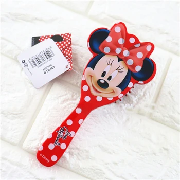 

Disney 1Pc Salon Detangling Kids Gentle Anti-static Brush Tangle Wet & Dry Bristles Handle Tangle Comb Curly Hair Brush Combs