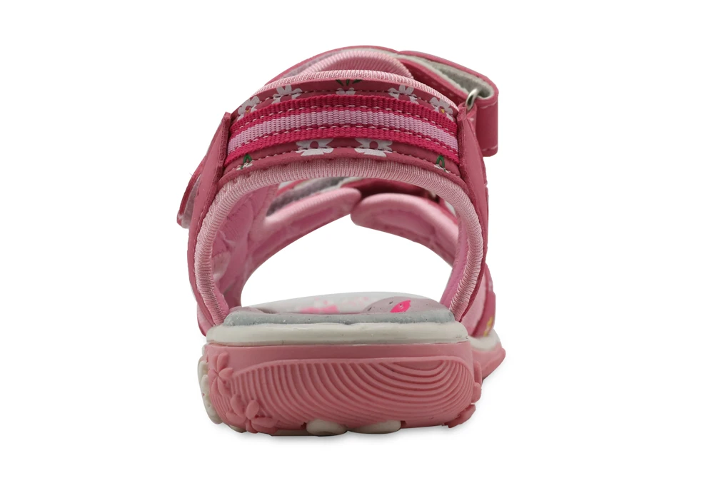 Apakowa Summer Children Shoes Girls Sport Beach Sandals with Arch Support Kids Hook-and-Loop Sandals for Girls EU Size 21-32