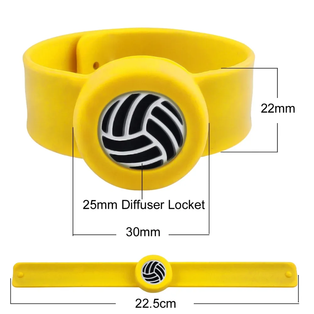 ZP-BS566-0 Silicone Diffuser Locket Bracelet-5