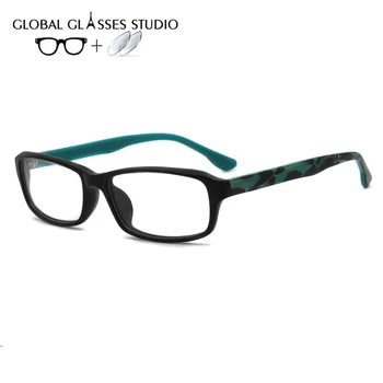 

Men Women Acetate Glasses Frame Eyewear Eyeglasses Reading Myopia Prescription Lens 1.56 Index SQ-0041