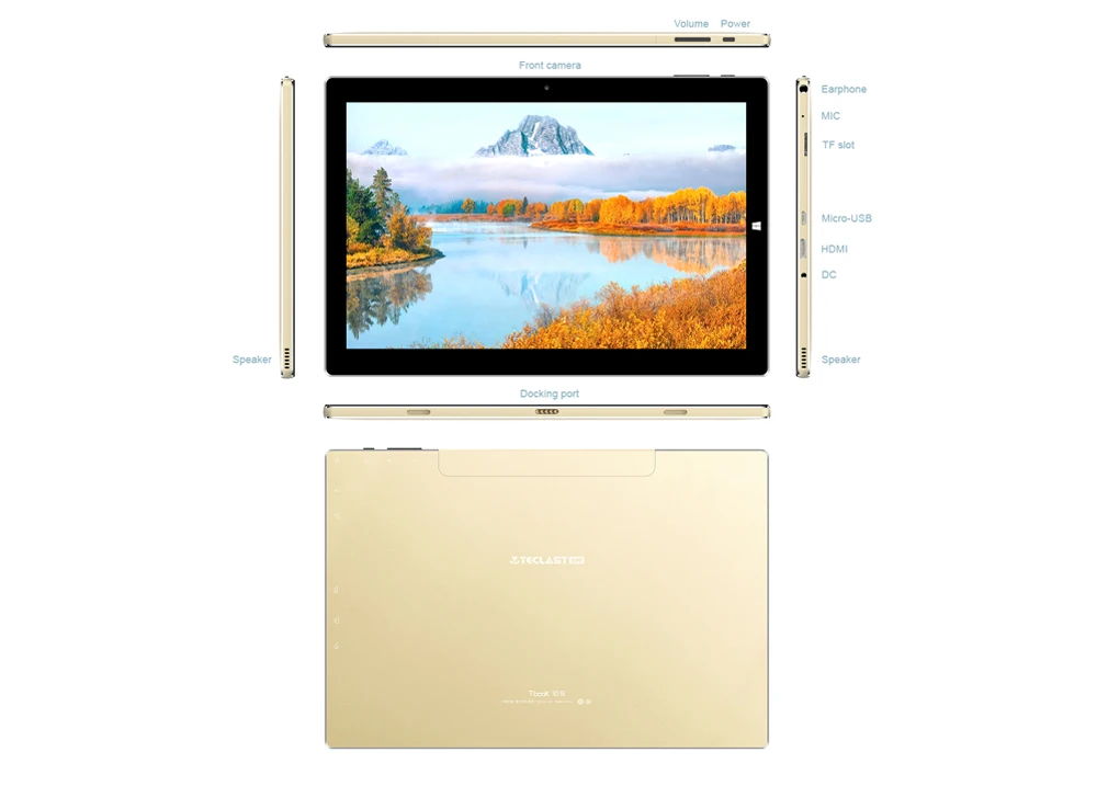 Teclast Tbook 10 s планшет с двумя операционными системами ПК Intel Cherry Trail Z8350