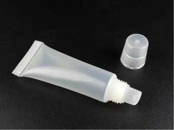 

5ML 10ML transparent plastic bag bottles for lipstick Empty Lipstick Containers Holder Lip Balm Tubes Bottle