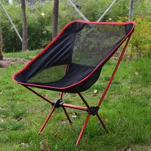 Outdoor Chair aluminum alloy camping fishing Barbecue Folding Beach Director backpack foldable stool benches portable travel folding portable outdoor fishing chair backpack playing climbing outdoor portable folding stool backpack high quality
