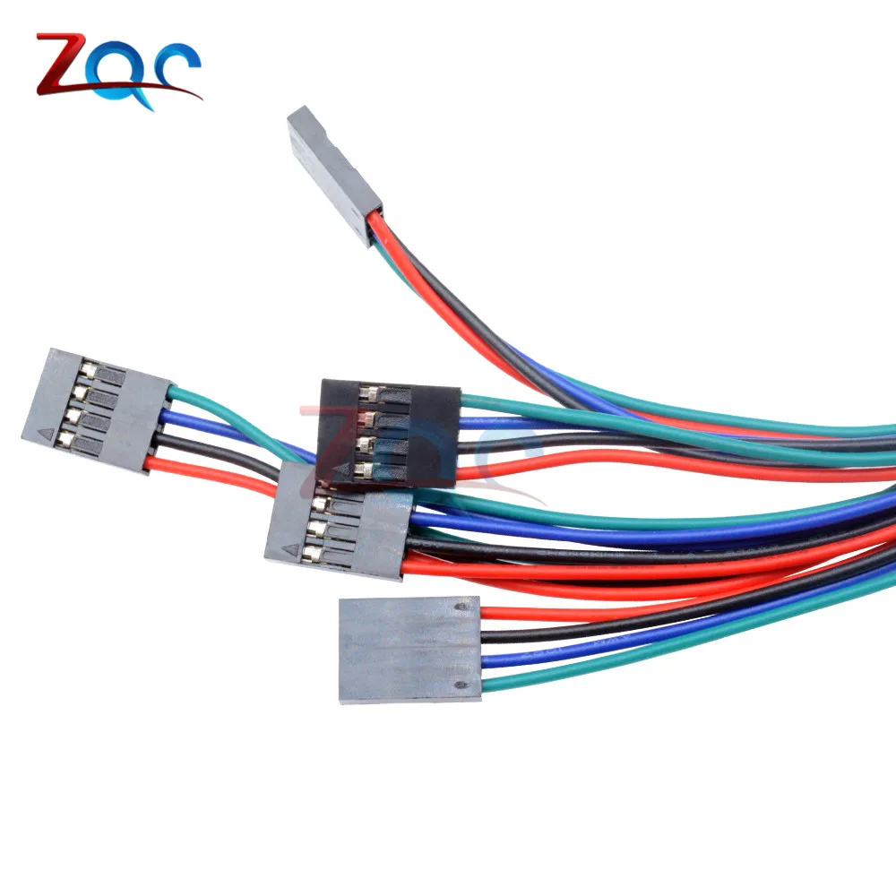 5 шт. 2pin 3pin 4 pin 70 см набор кабелей женский соединительный провод для Arduino 3D принтер