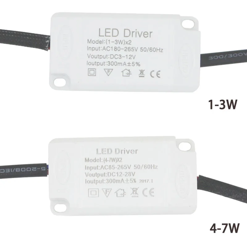 AC85-265V с драйвером постоянного тока для светодиода силового трансформатора трехцветный сегментный контроль балласта подходит для Светодиодный потолочный светильник