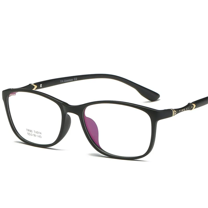 TR90 Glasses Frame Mens Prescription glasses Square frame Light Comfortable Eye Women 014 Optical 55-18-143 | Аксессуары для