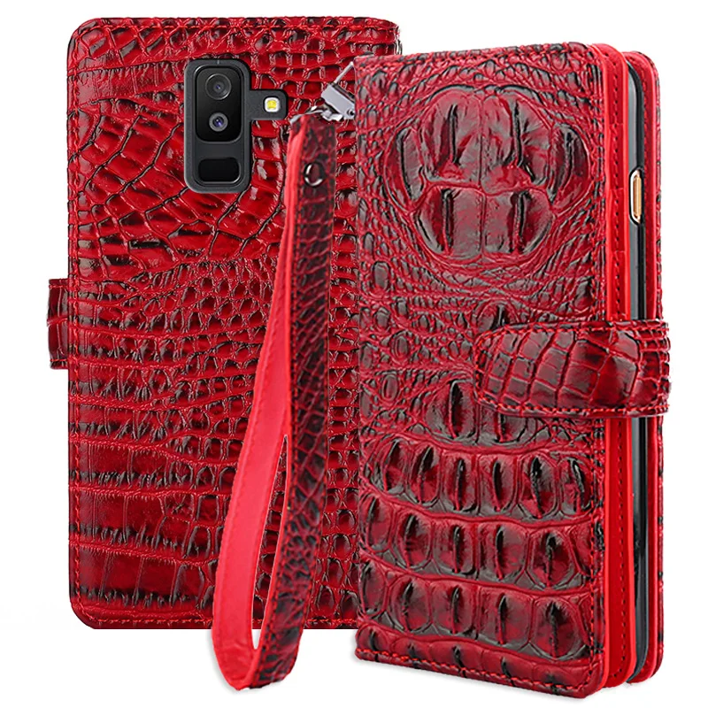 

Flip PU Leather Wallet Phone Case For Samsung Galaxy J8 2018 Case Cover For Samsung J8 2018 Case J800FN Case cover