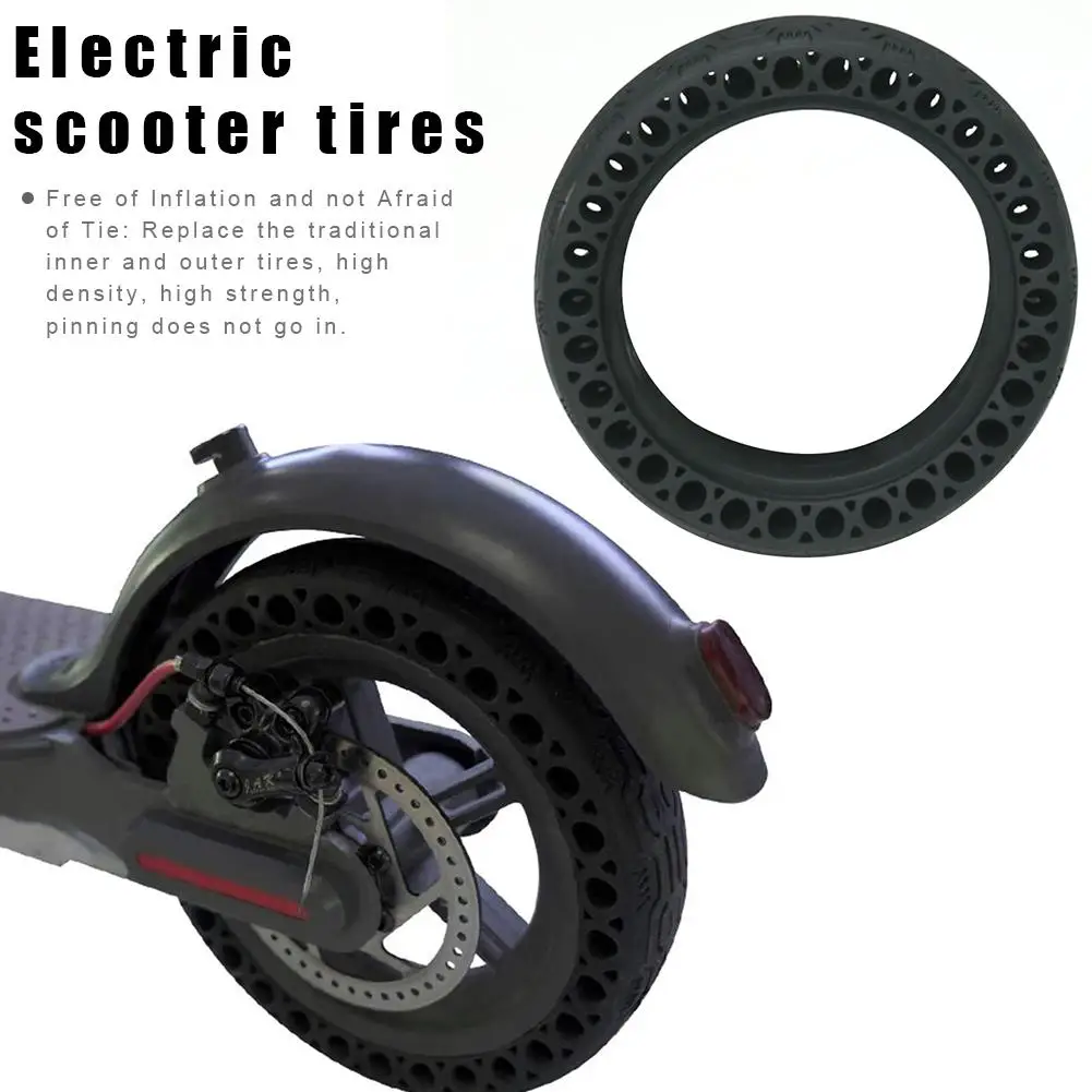 8.5 Inch Tire Non-Pneumatic Tires for Xiaomi M365 Electric Scooter Pattern Shock-Absorbent Honeycomb Solid Tire
