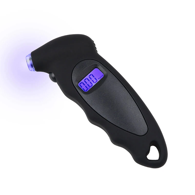 Цифровой датчик давления в шинах с ЖК-подсветкой для автомобиля, мотоцикла, манометр для шин, манометр для воздушных шин, барометр, измеритель для измерения шин - Цвет: Армейский зеленый