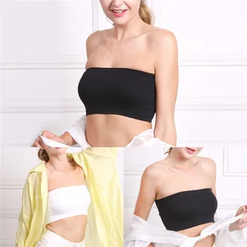 

Fashion Tube Top Soft Strapless Bra Female Seamless Tube Top Women No Steel Underwear for Girls Women