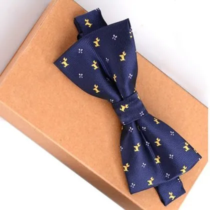 Дизайнерский галстук-бабочка, высокое качество, мода, мужская рубашка, аксессуары, темно-синий, в горошек, галстук-бабочка для свадьбы, для мужчин,, вечерние, деловые, официальные