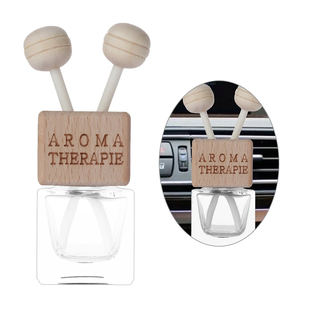 

1PC Car Perfume Hanging Glass Bottle Without Liquid Air Freshener Can for Essential Oil Home Car Crystal Bottle of Air Freshener