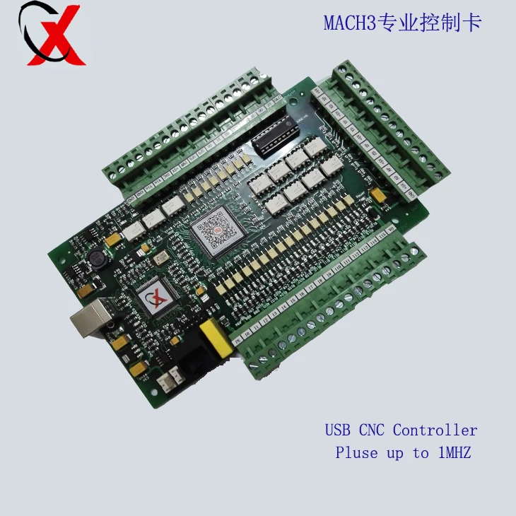 Карта управления шаговым двигателем MACH3 3 оси USB CNC USBCNC 1 МГц 24 В вход для фрезерного