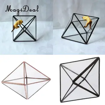 

Modern Artistic Glass Geometric Terrarium Box Succulent Plant Planter Container Tabletop Decoration Novelty Gift